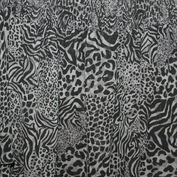 NWT Torrid Animal Print Off Shoulder Babydoll Tunic Top Plus Size 2X HW9871 - Picture 11 of 12